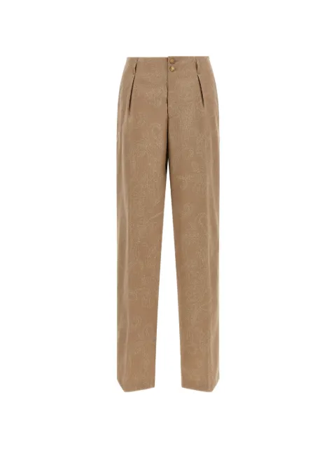 ETRO Paisley jacquard trousers