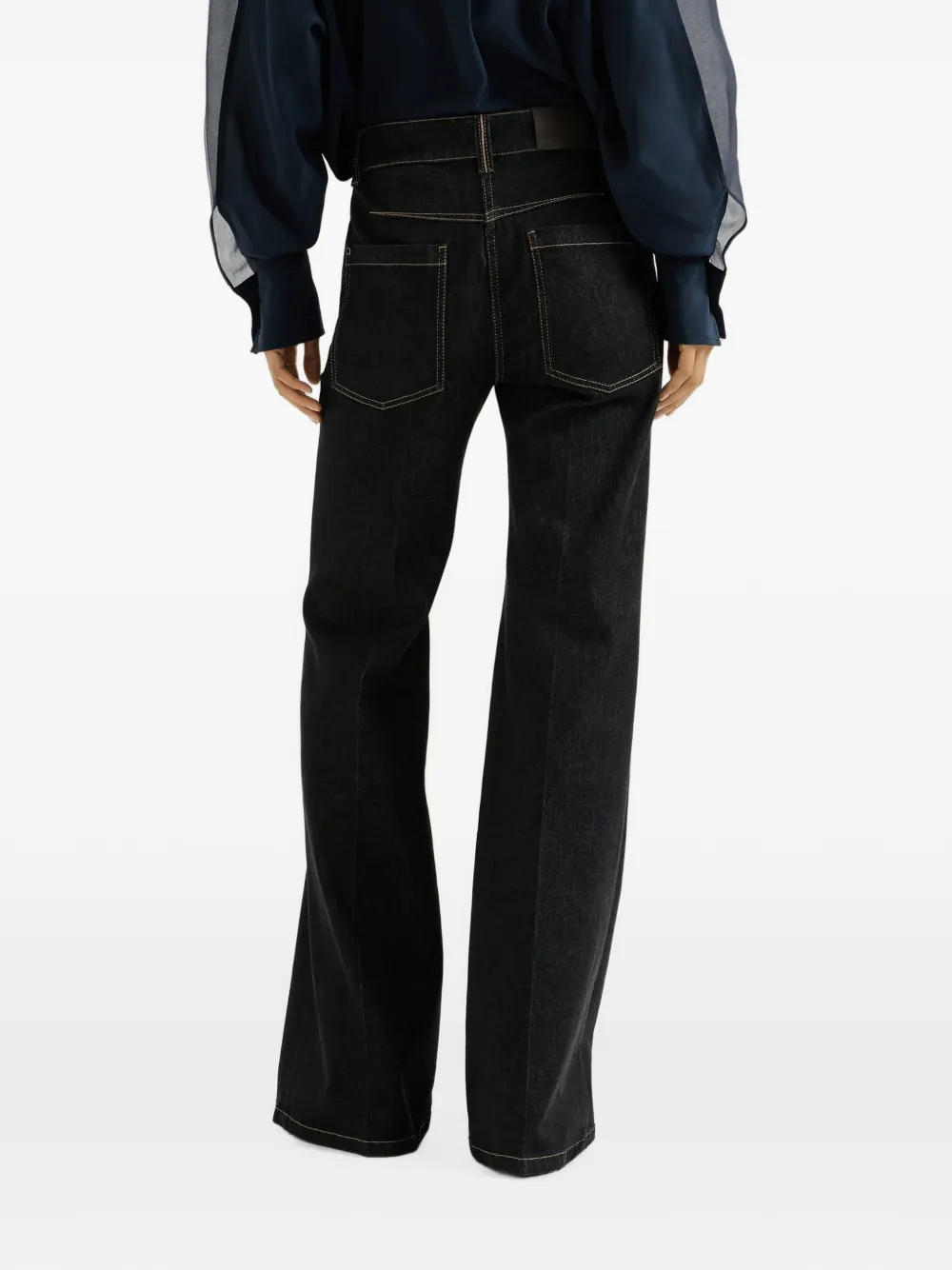 Brunello Cucinelli Monile flared jeans Blauw