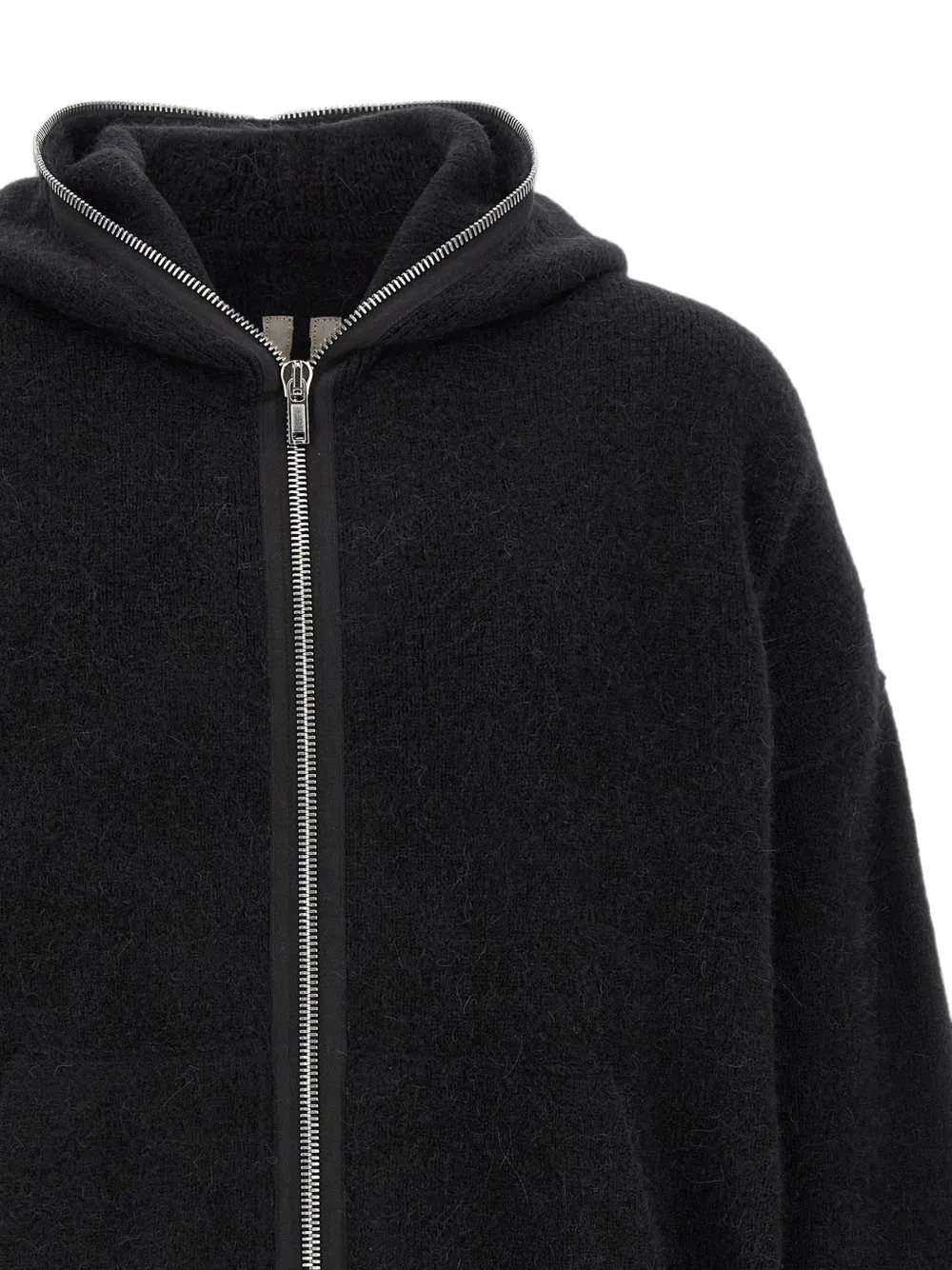 Rick Owens Hoodie met rits Zwart
