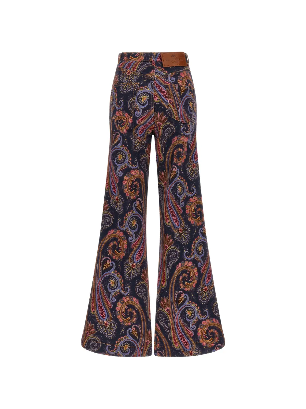 ETRO Jeans met paisley-print Blauw