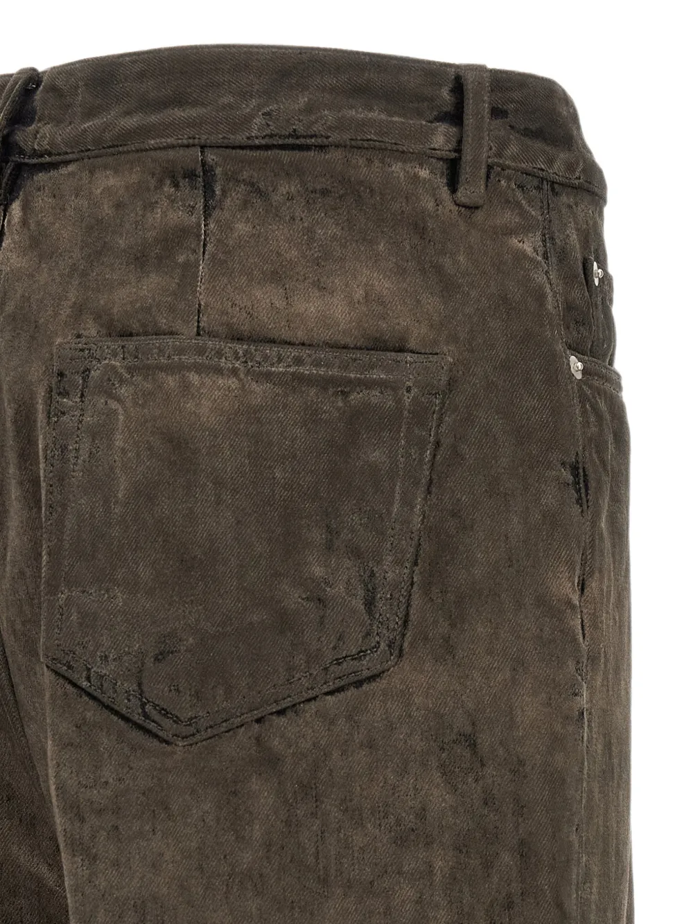 Rick Owens Bolan jeans met vervaagd effect en uitlopende pijpen Grijs