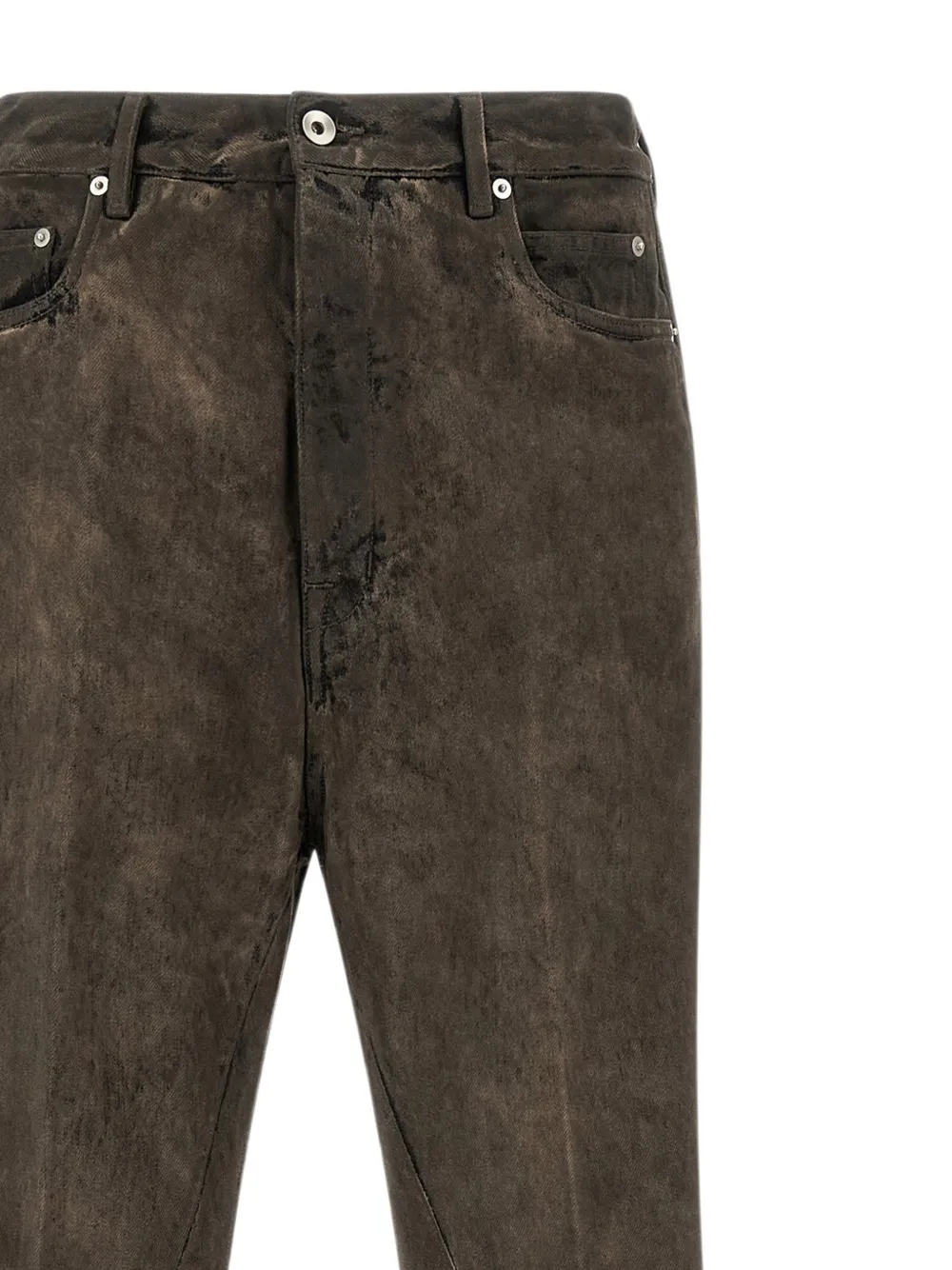 Rick Owens Bolan jeans met vervaagd effect en uitlopende pijpen Grijs