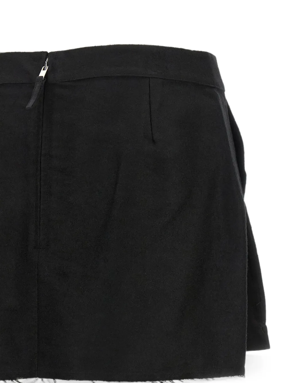 Rick Owens Fog Cutoff rok Zwart