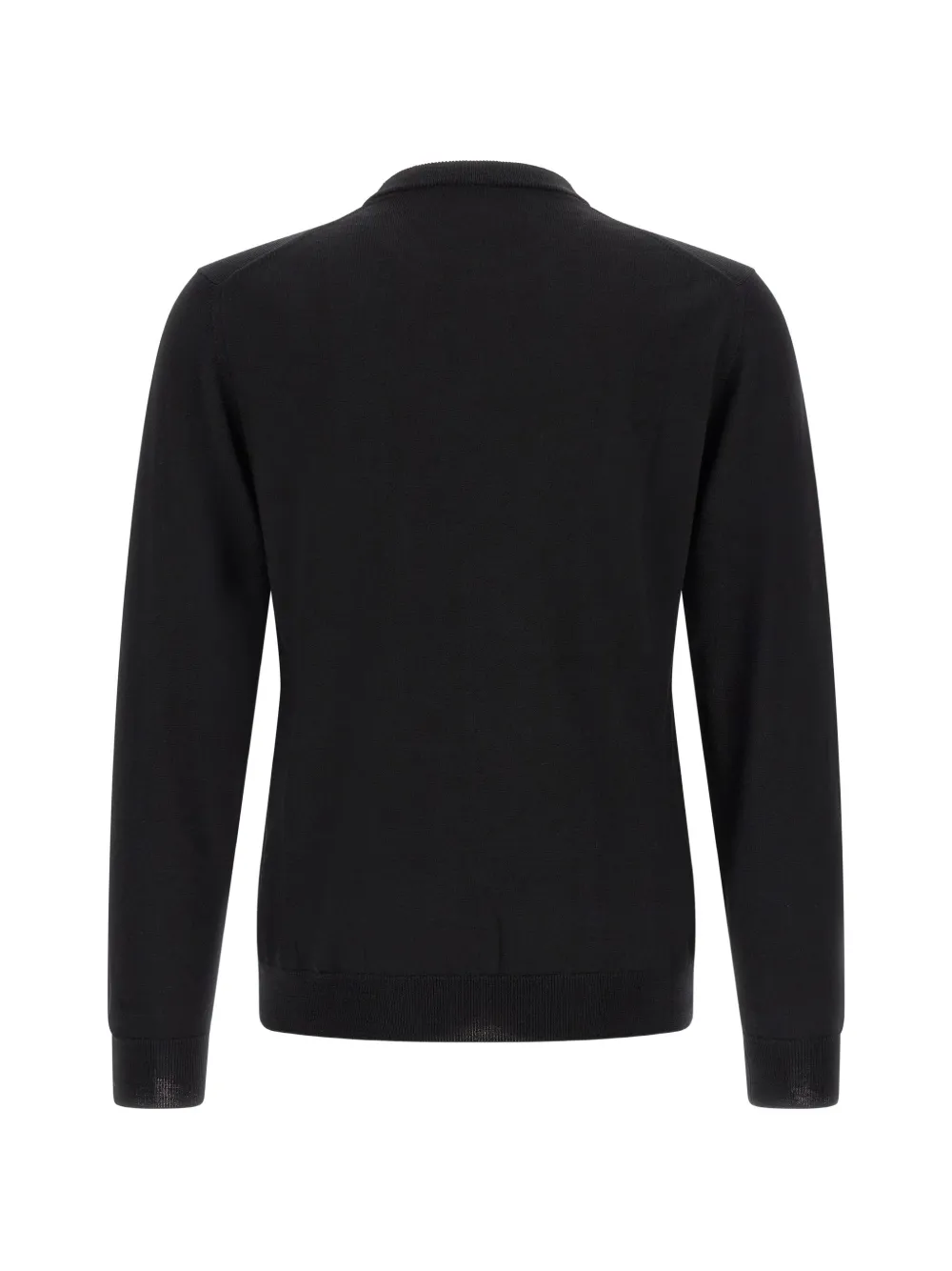 slowear T-shirt met ronde hals en geribbelde afwerking Zwart