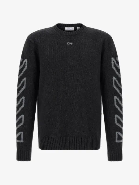 Off-White Diag Arrow intarsia sweater