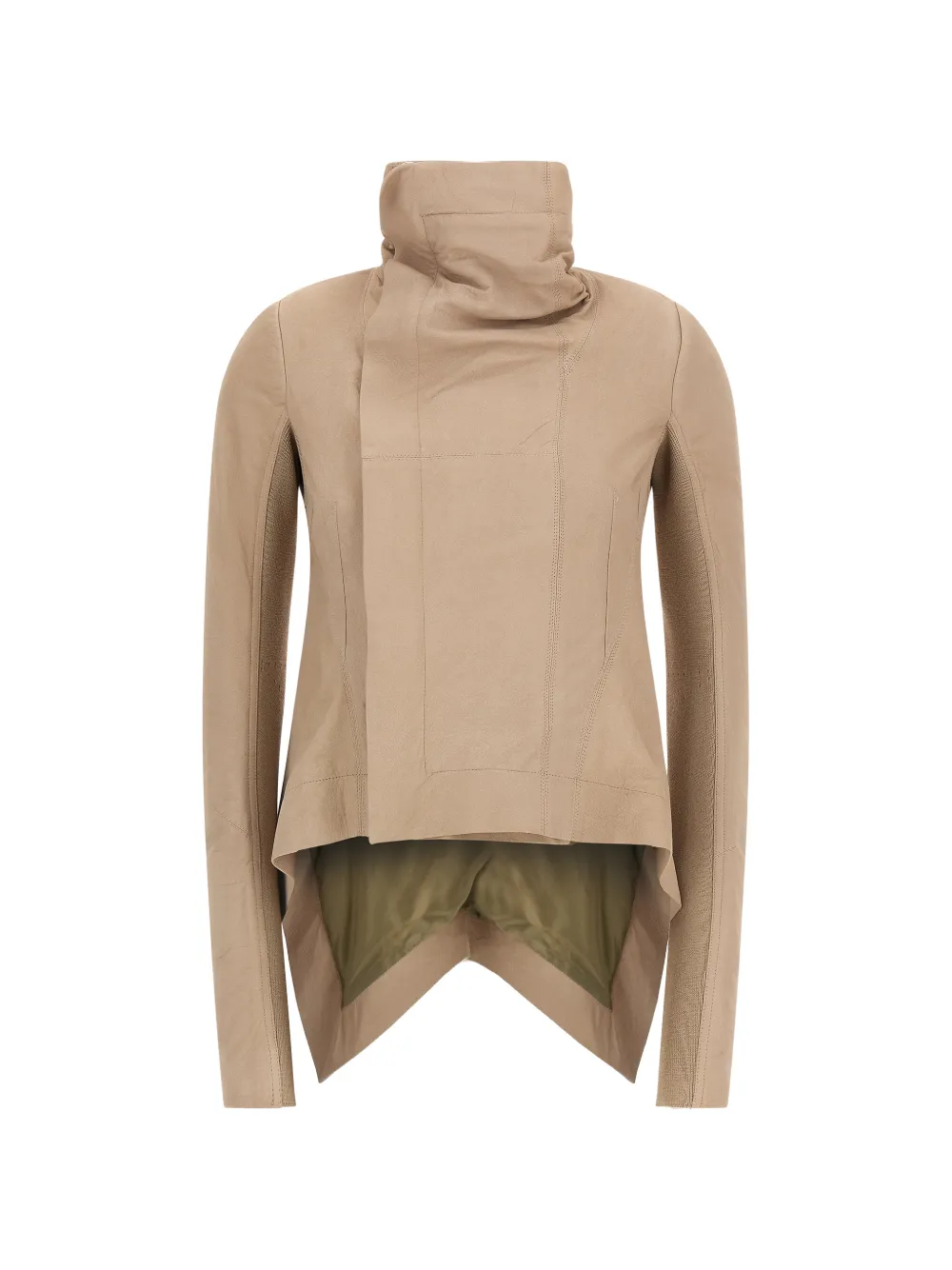 Rick Owens Naska leather jacket - Toni neutri