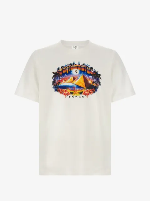 Casablanca graphic-print cotton T-shirt