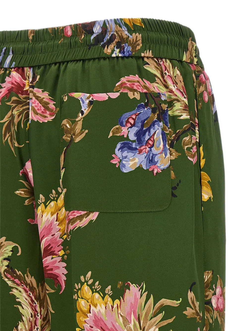ETRO Broek met bloemenprint Groen