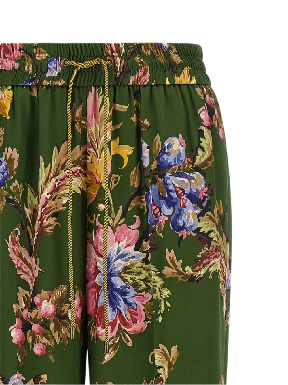 ETRO Broek met bloemenprint Groen