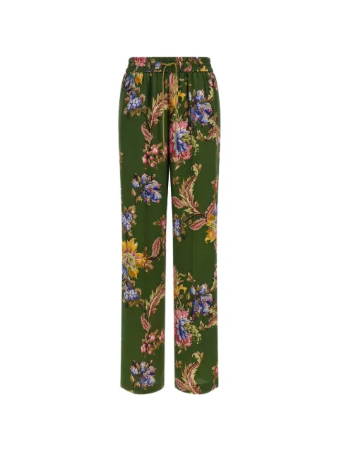 ETRO floral-print trousers
