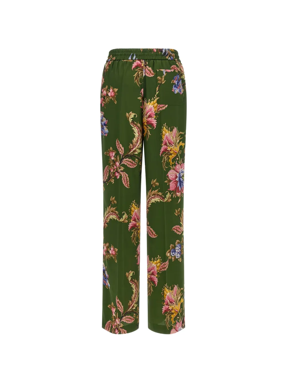 ETRO Broek met bloemenprint Groen