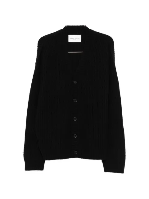 Roberto Collina Gerippter Cardigan mit V-Ausschnitt