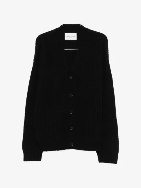 Roberto Collina ribbed-knit V-neck cardigan