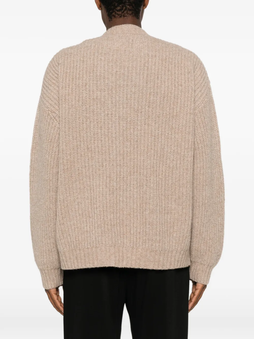 Roberto Collina Vest met V-hals Bruin
