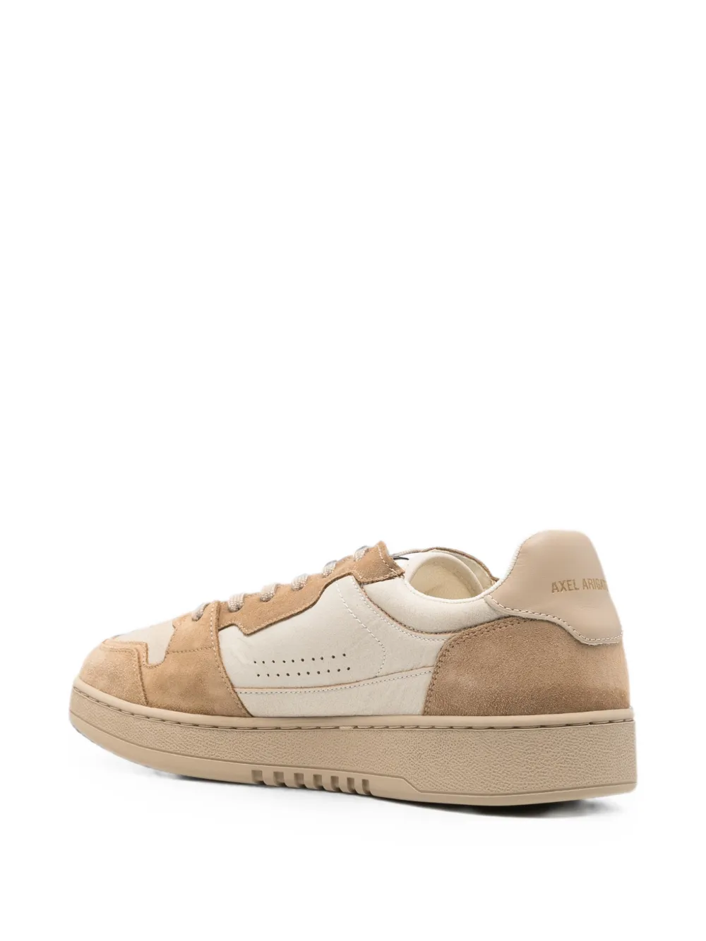 Axel Arigato panelled perforated sneakers Beige