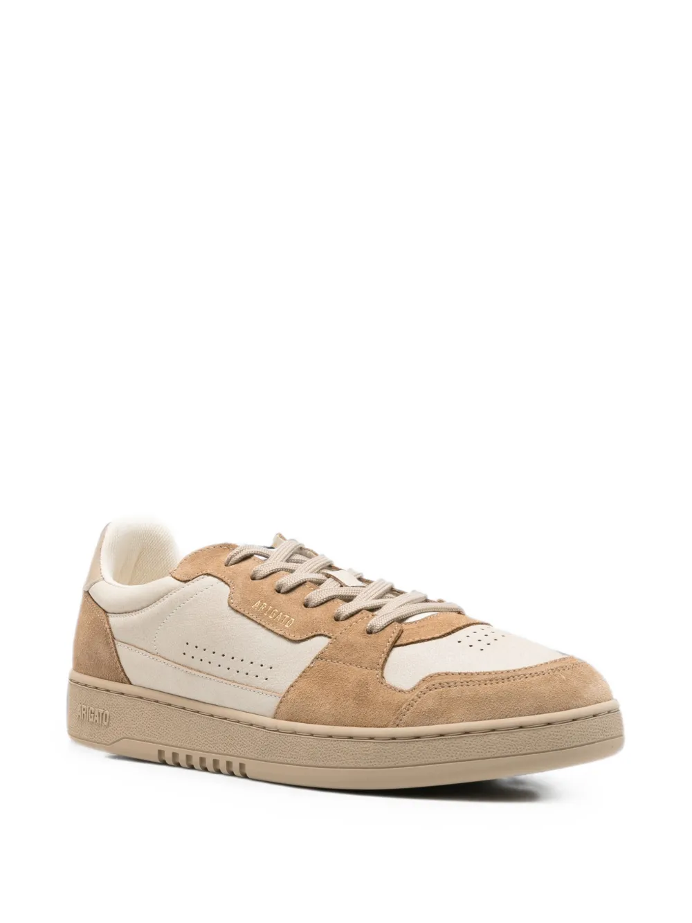 Axel Arigato panelled perforated sneakers Beige