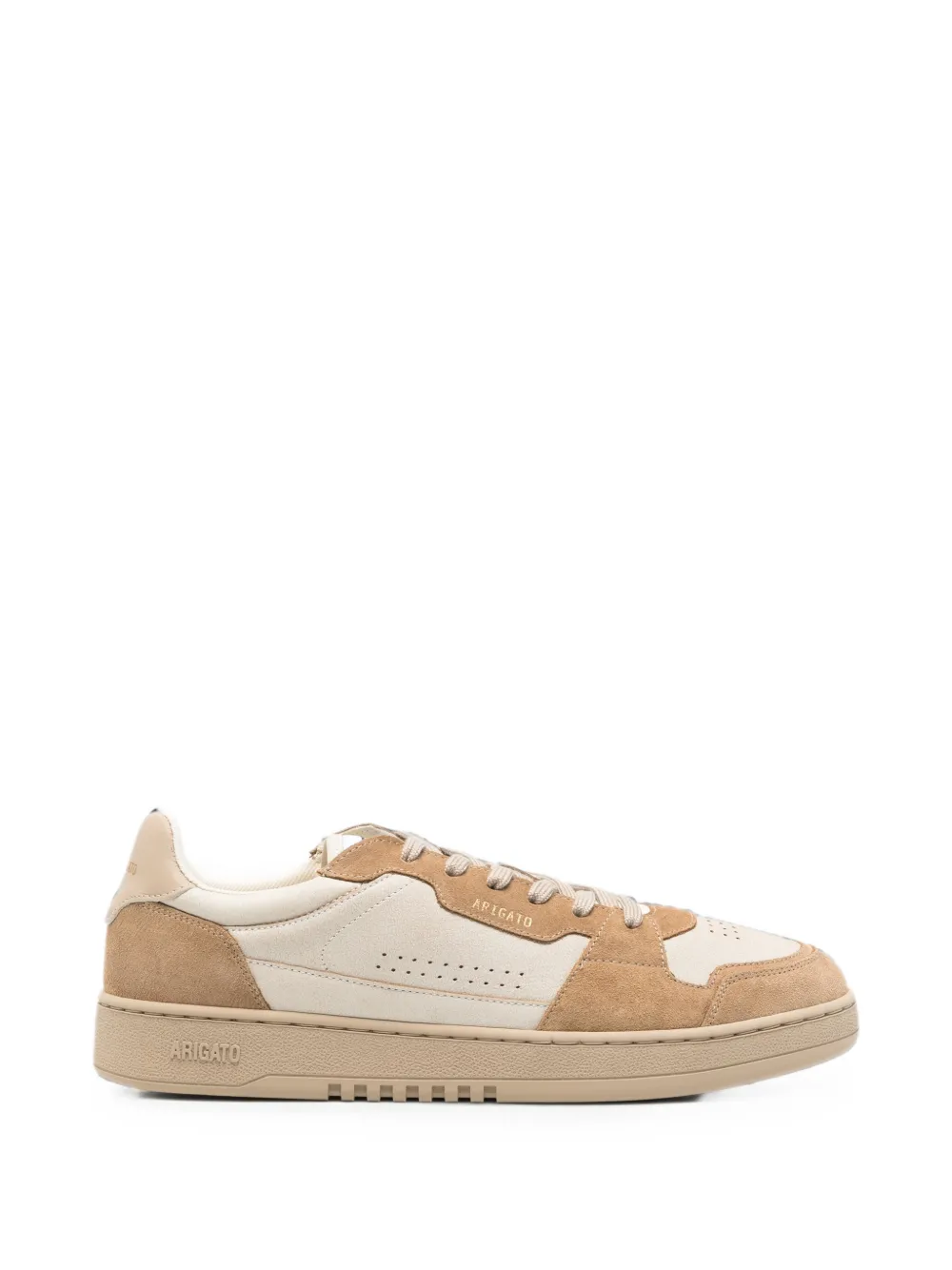 Axel Arigato panelled perforated sneakers Beige