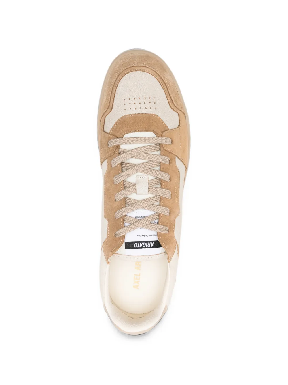 Axel Arigato panelled perforated sneakers Beige