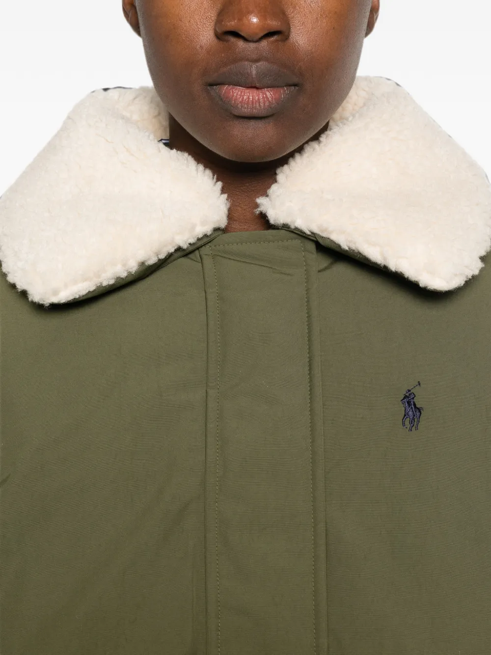 Polo Ralph Lauren Gevoerd jack met capuchon Groen