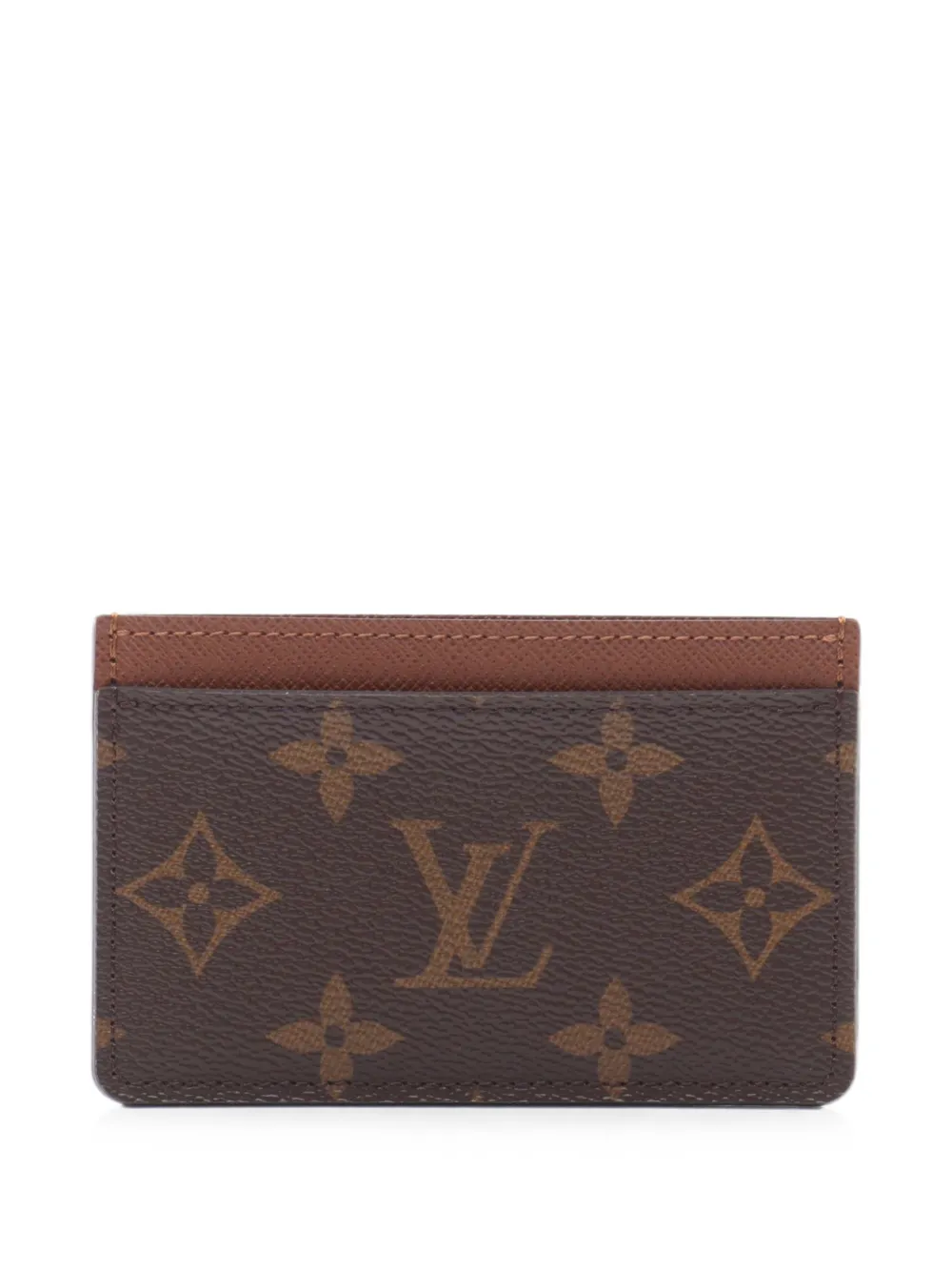 Louis Vuitton Pre-Owned 2016 Monogram card case - Marrone