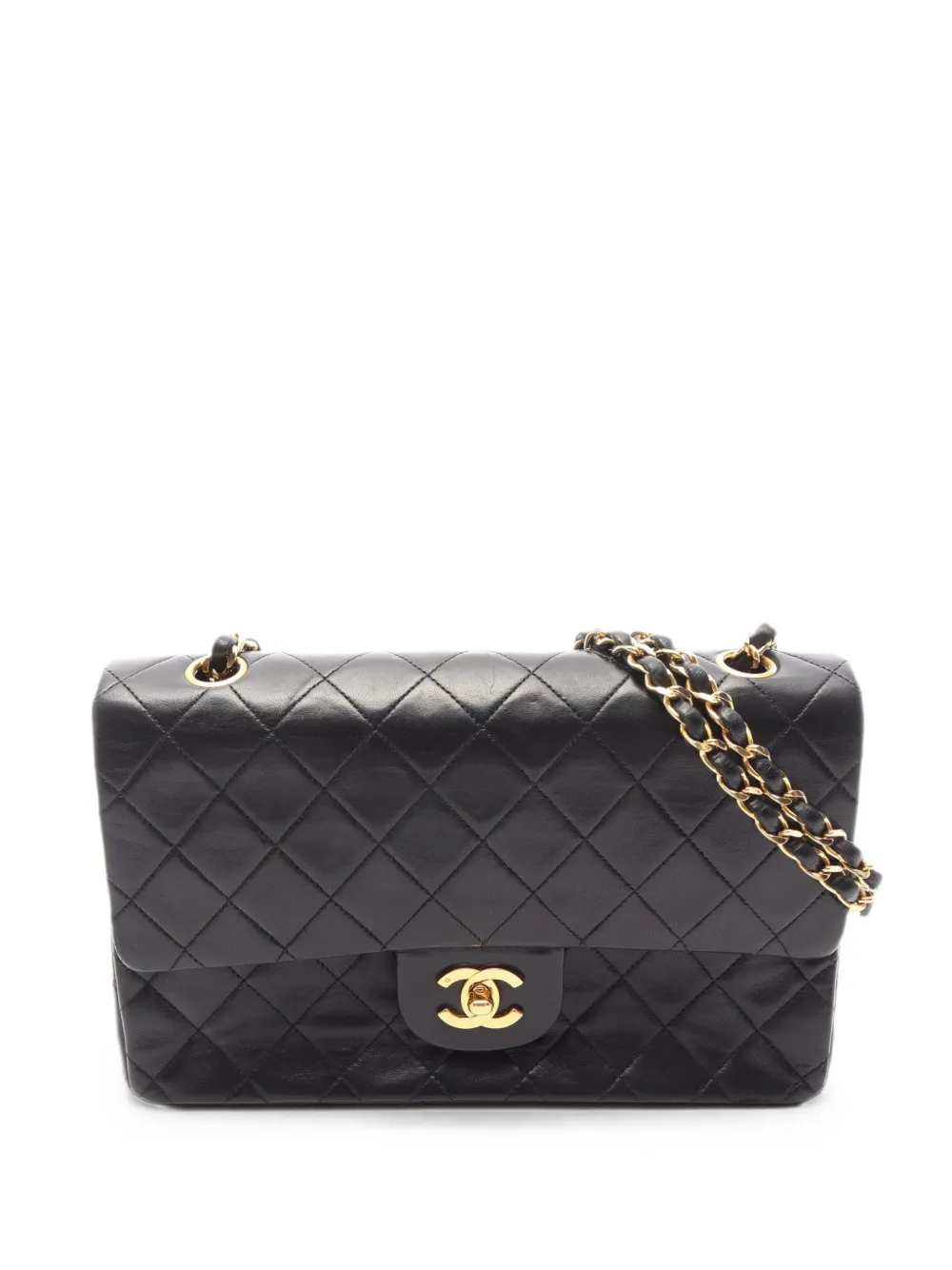 CHANEL Pre-Owned 1989-1991 Flap matelassé chain shoulder bag - Nero