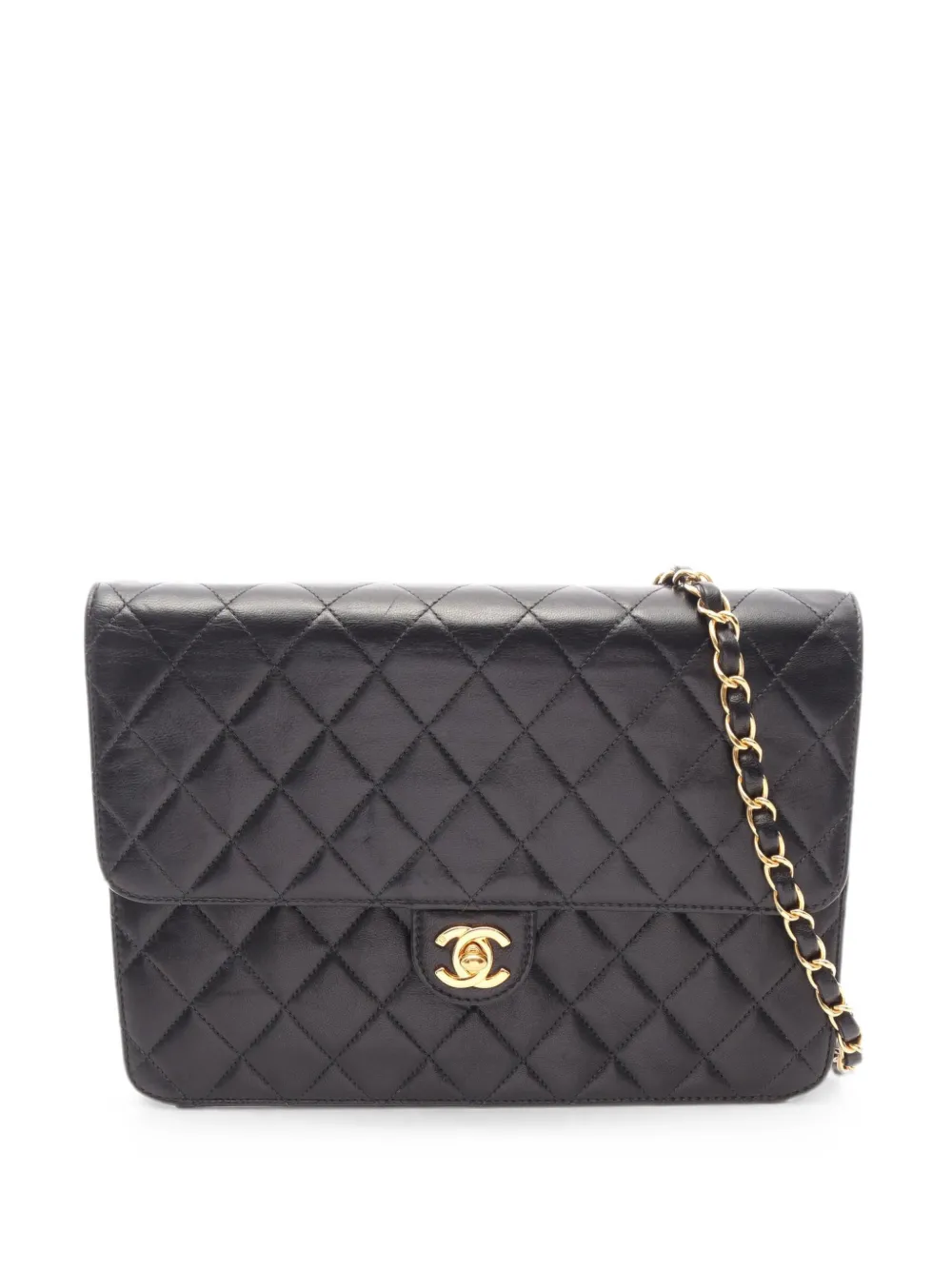CHANEL Pre-Owned 2002-2003 Flap matelassé chain shoulder bag - Nero