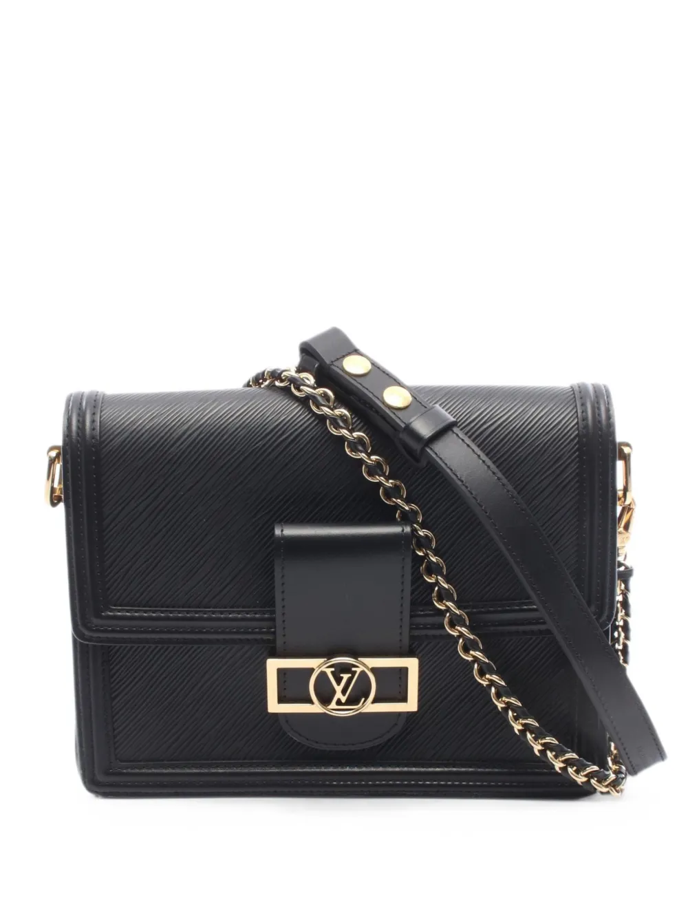 Louis Vuitton Pre-Owned 2021 MM Dauphine Epi shoulder bag - Black