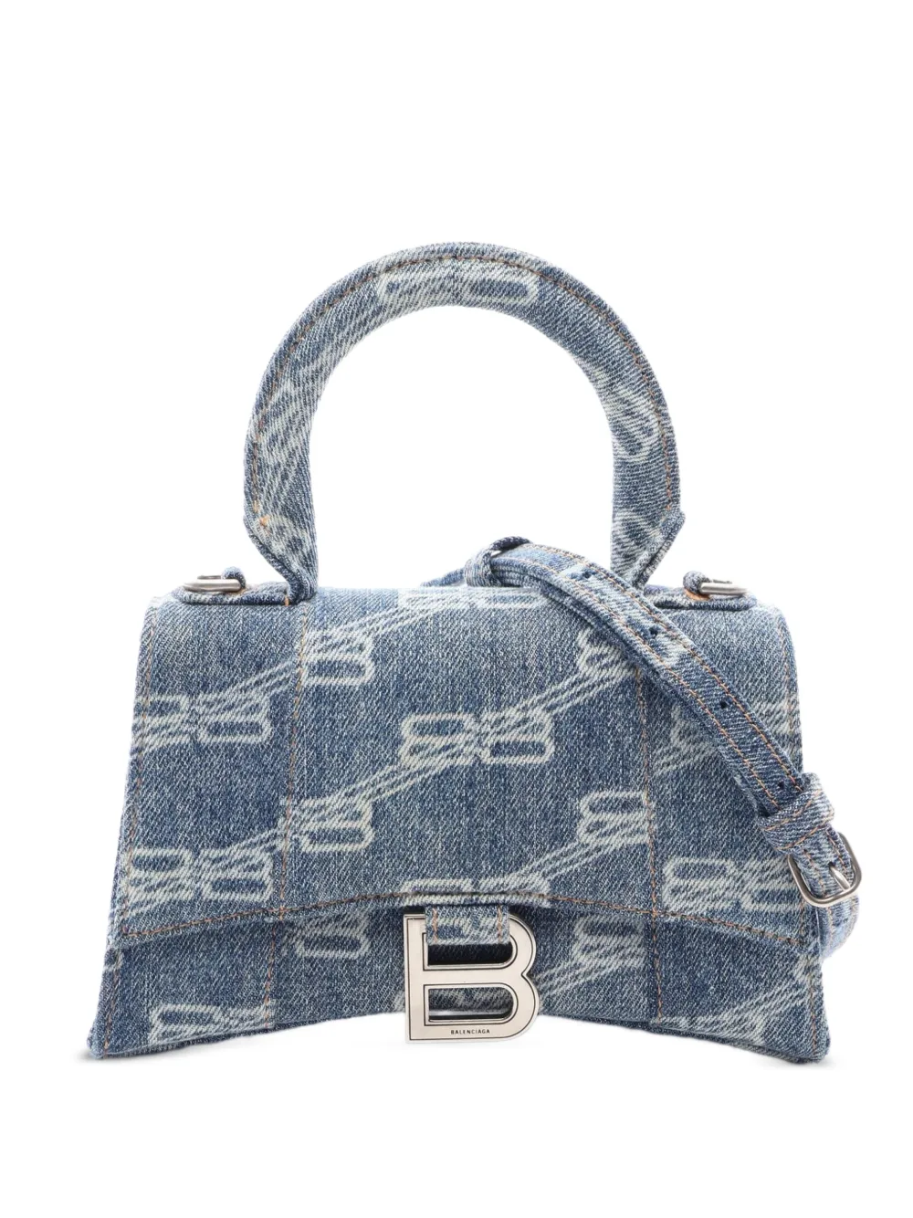 Balenciaga Pre-Owned 2010s Hourglass BB monogram handbag - Blau