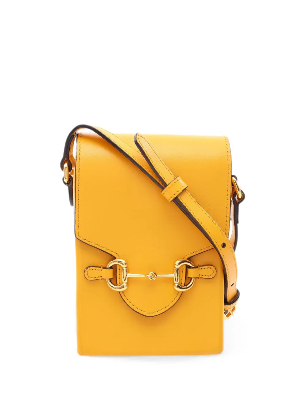 Gucci Pre-Owned 2010s mini Horsebit 1955 shoulder bag - Giallo