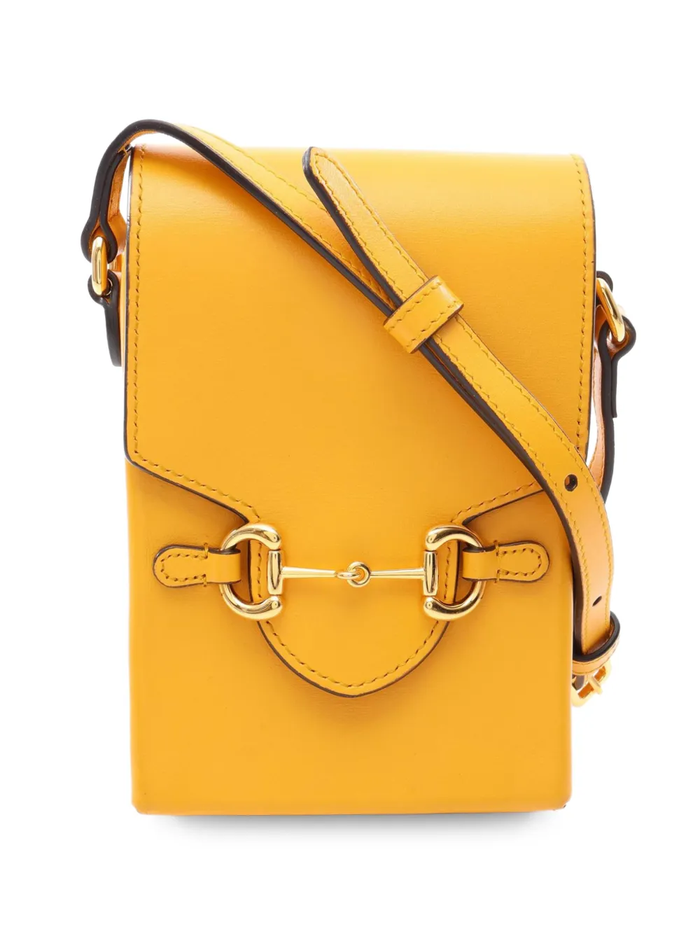 Gucci Pre-Owned 2010s mini Horsebit 1955 shoulder bag - Giallo