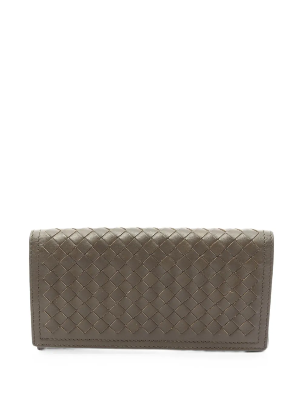Bottega Veneta Pre-Owned 2010s Intrecciato bi-fold wallet - Grün