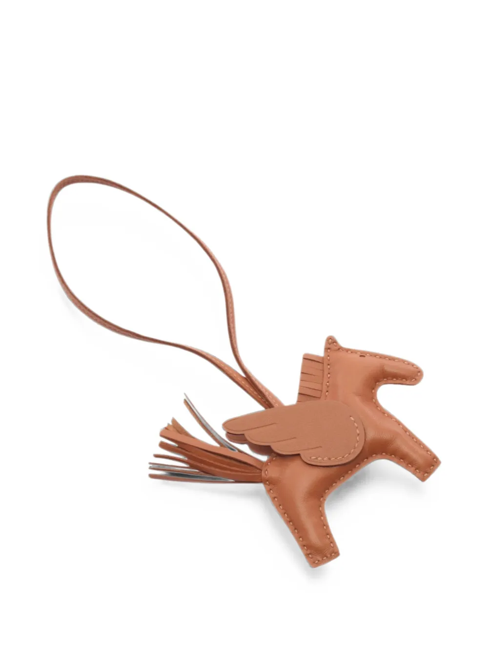 Hermès Pre-Owned 2026 PM Rodeo Pegasus bag charm - Braun