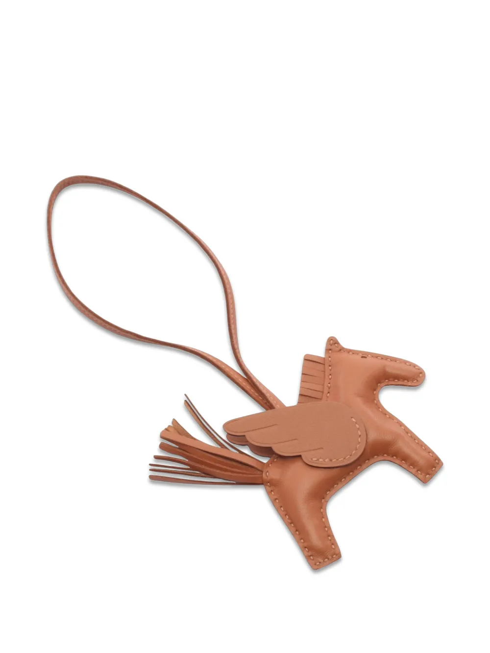 Hermès Pre-Owned 2026 PM Rodeo Pegasus bag charm - Marrone