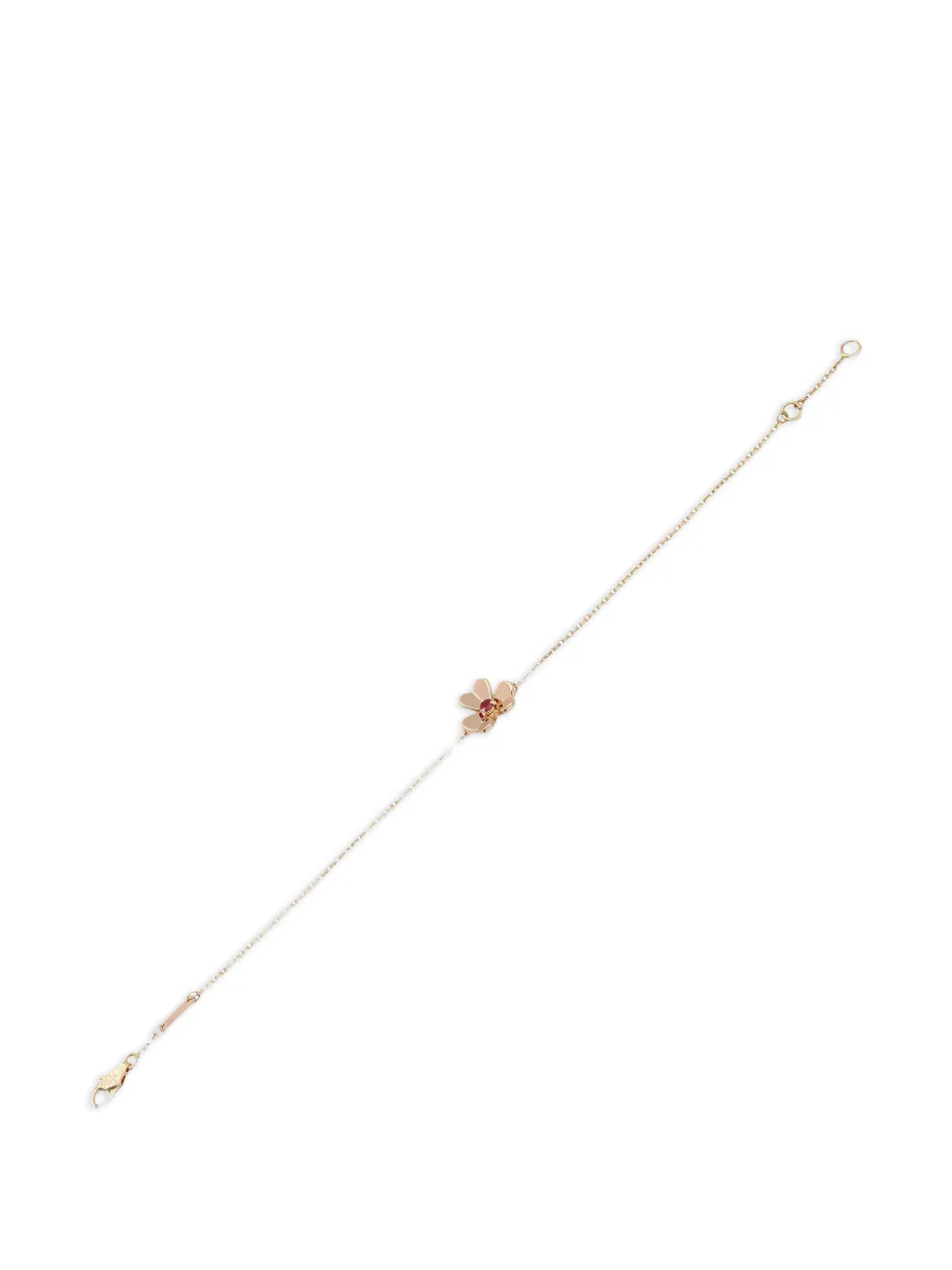 Van Cleef & Arpels Pre-owned 2010s Frivole Ruby Bracelet in Pink