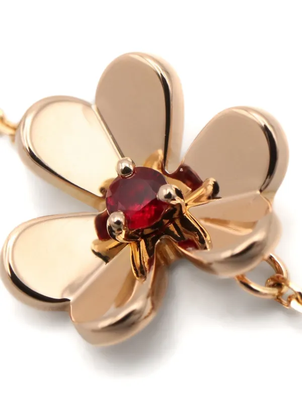 Van Cleef & Arpels Pre-owned 2010s Frivole Ruby Bracelet in Pink, view 3