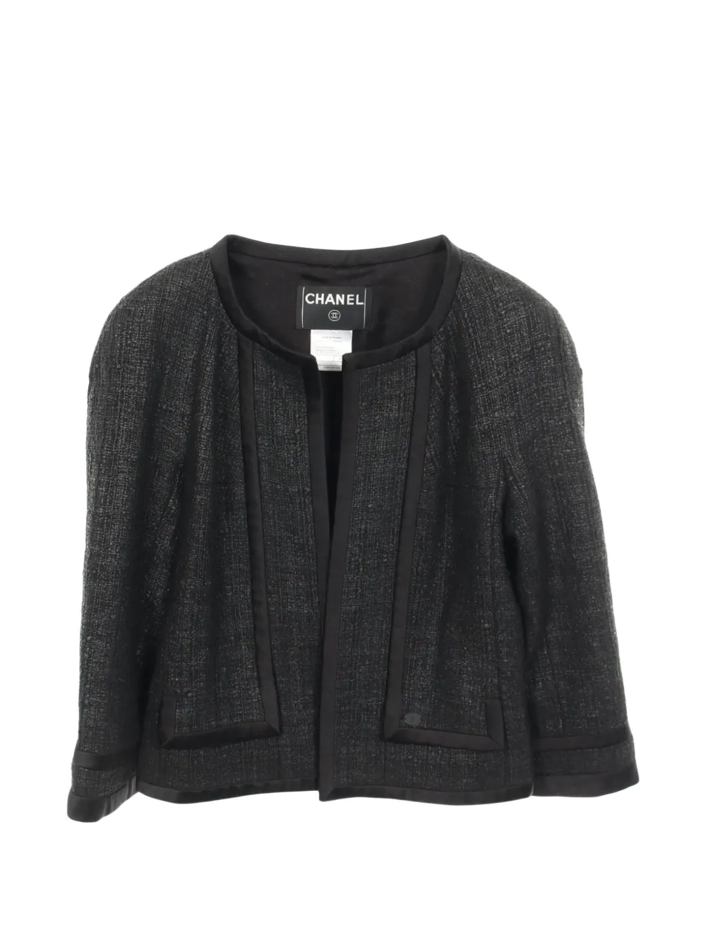 CHANEL Pre-Owned 1986-1988 Cocomark button jacket - Nero