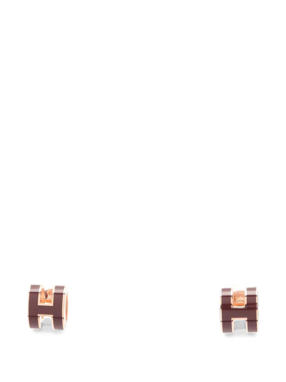 Hermès Pre-Owned 2010s Mini Pop H earrings - Rosa