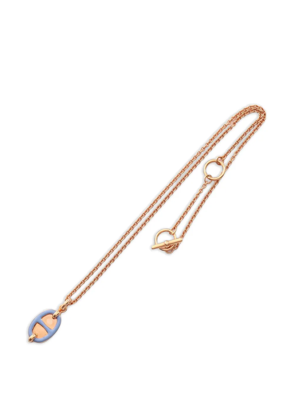Hermès Pre-Owned 2010s PM Chaine d'Ancre Mini Maillon necklace - Rosa