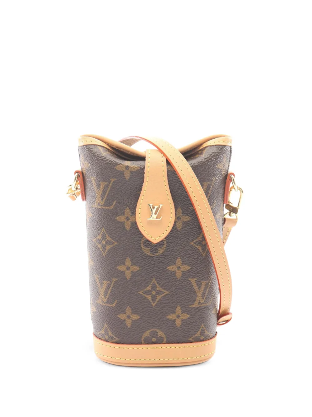 Louis Vuitton Pre-Owned 2021 Fold Me Monogram canvas shoulder bag - Braun