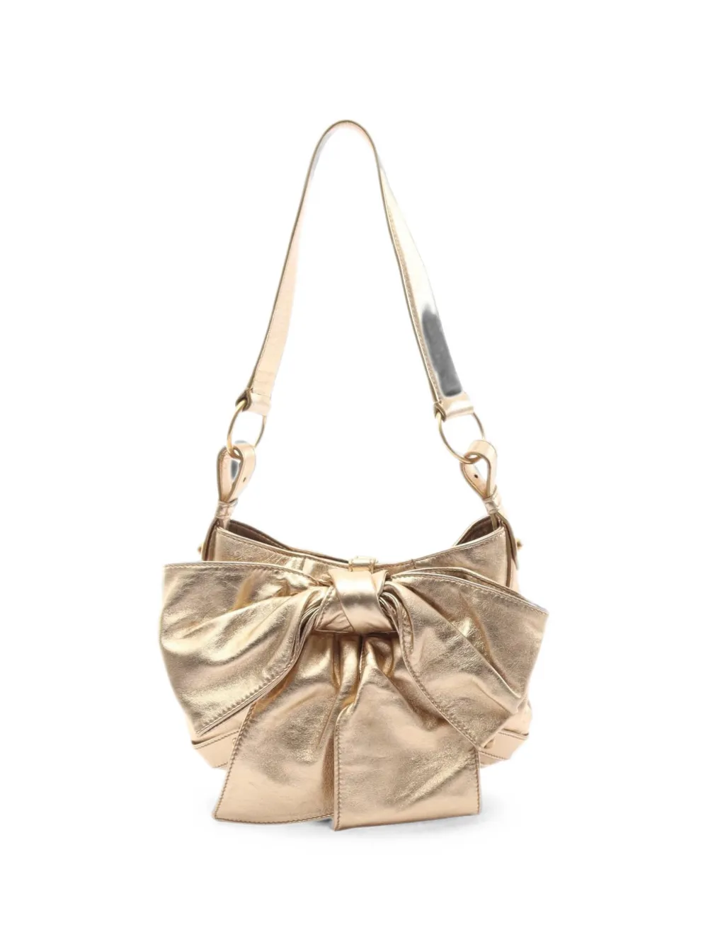 Saint Laurent Pre-Owned 2000s bow shoulder bag - Oro