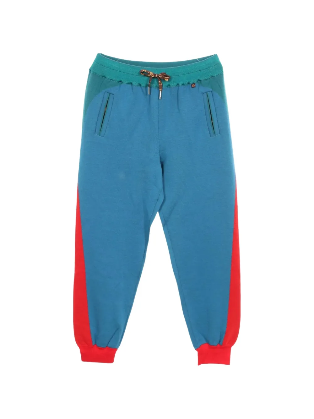 Louis Vuitton Pre-Owned 2020s panelled track pants - Blu