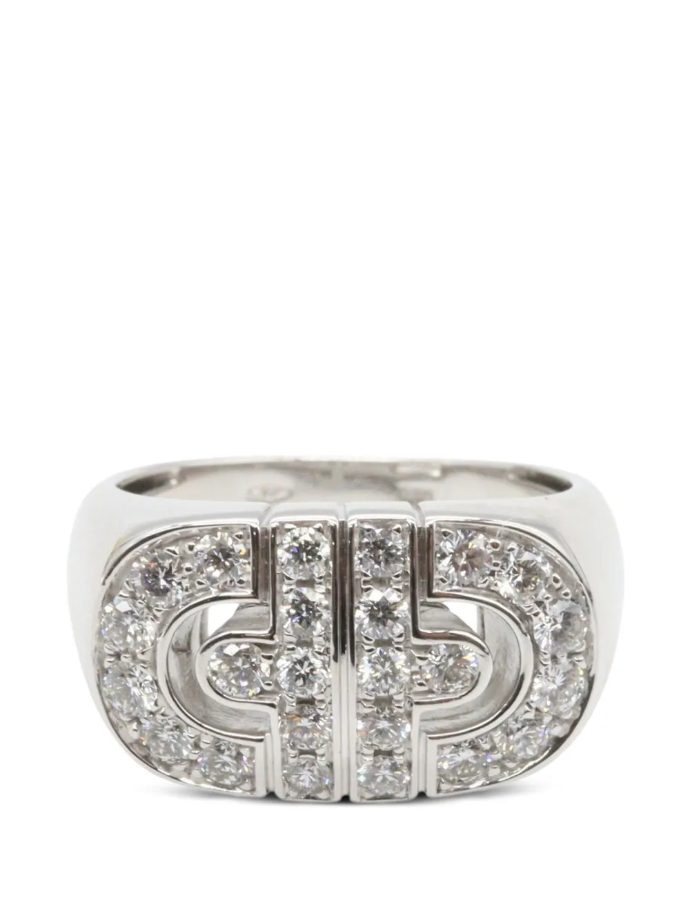Bvlgari Pre-Owned 2010s Parentesi diamond ring - Silber