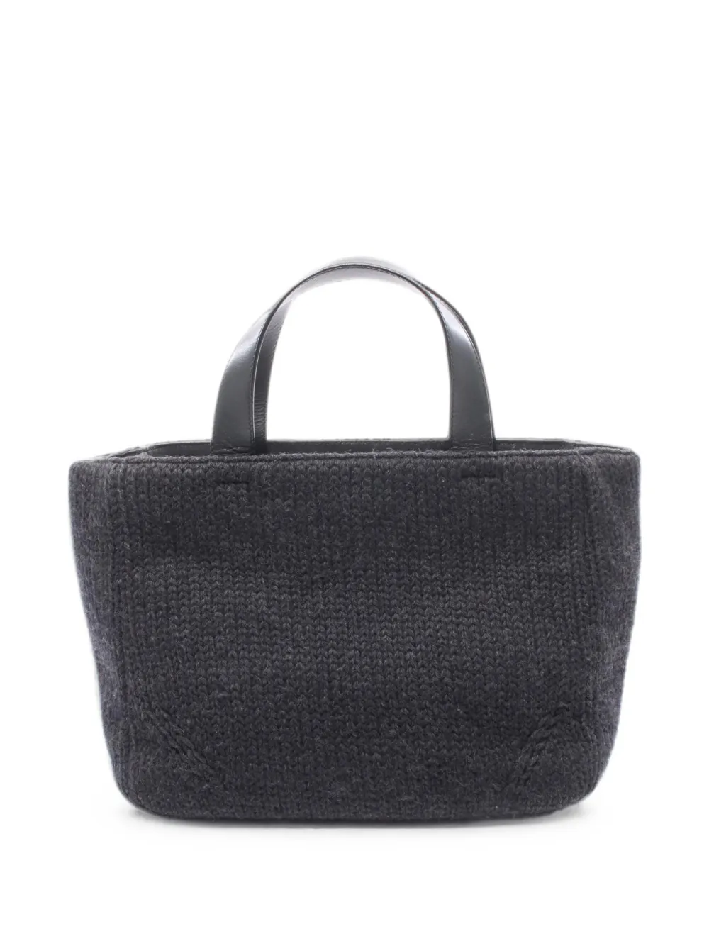 Prada Pre-Owned 2000s triangle logo tote bag - Grau