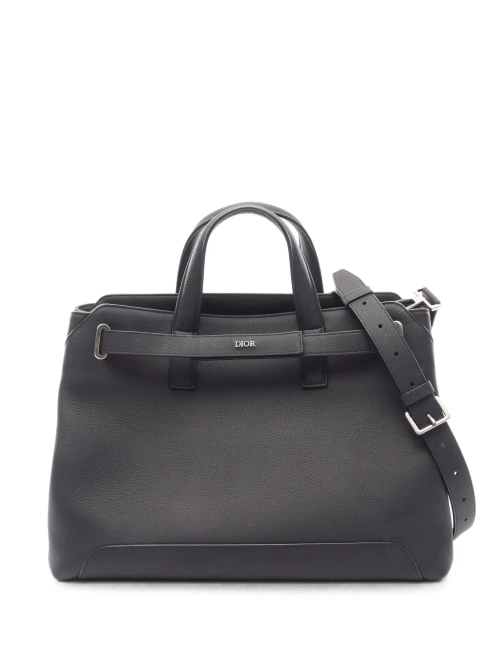 Christian Dior Pre-Owned 2010s medium Normandie leather tote bag - Schwarz