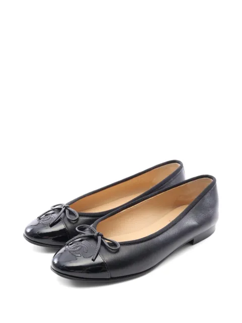 CHANEL Pre-Owned Ballerine CC con fiocco 1986-1988