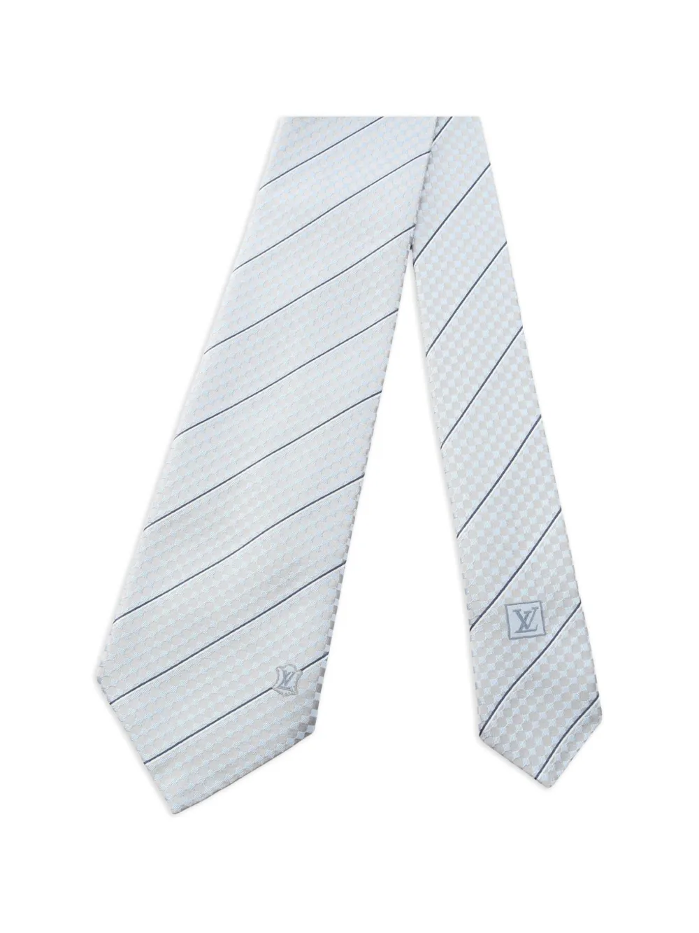 Louis Vuitton Pre-Owned 2016 Micro Damier tie - Blau