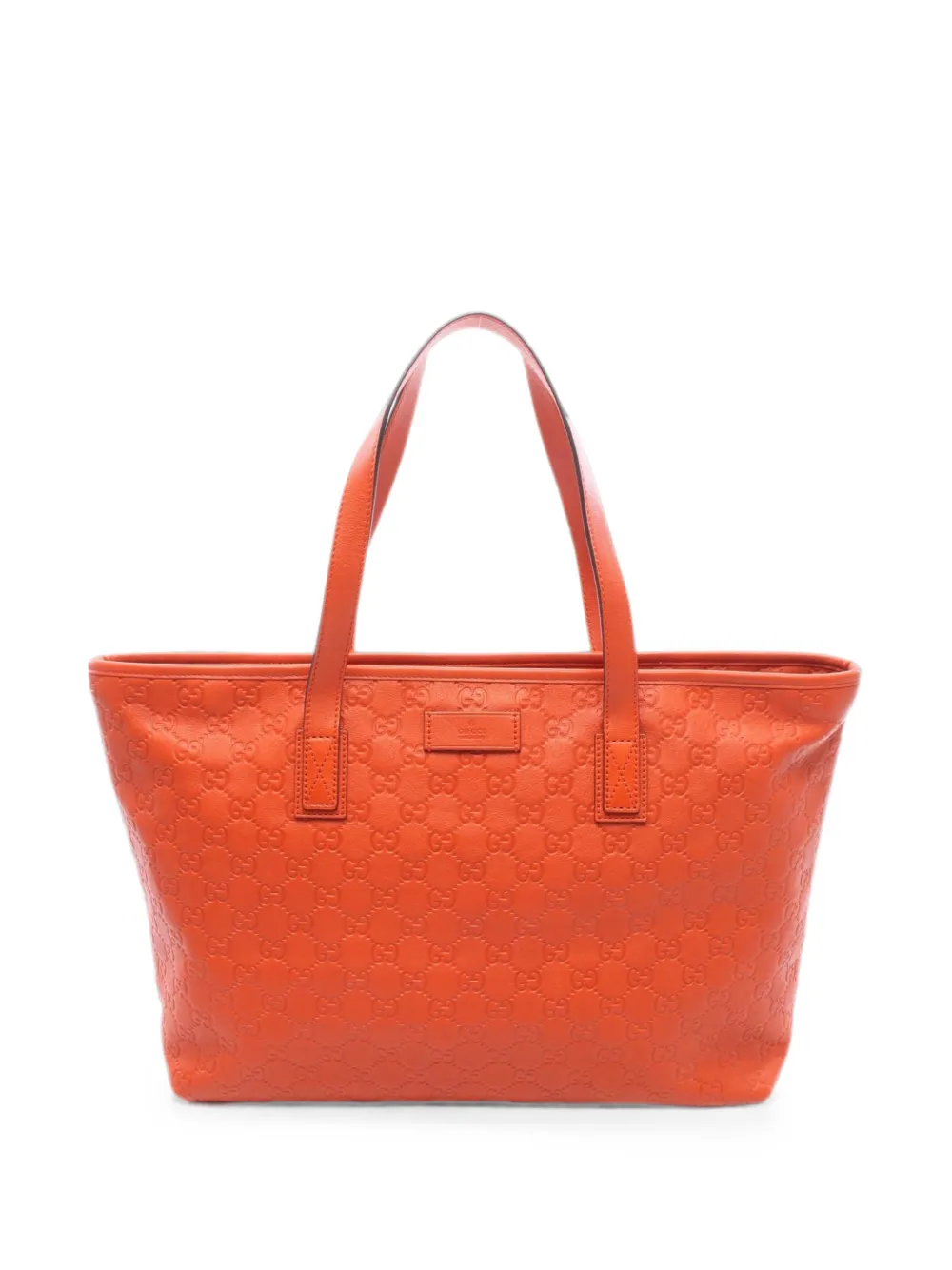 Gucci Pre-Owned 2010s Guccissima leather tote bag - Arancione