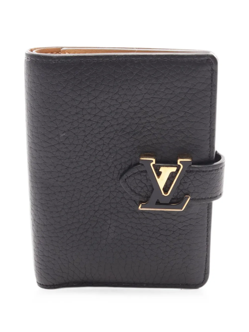 Louis Vuitton Pre-Owned vertical bi-fold wallet - Schwarz