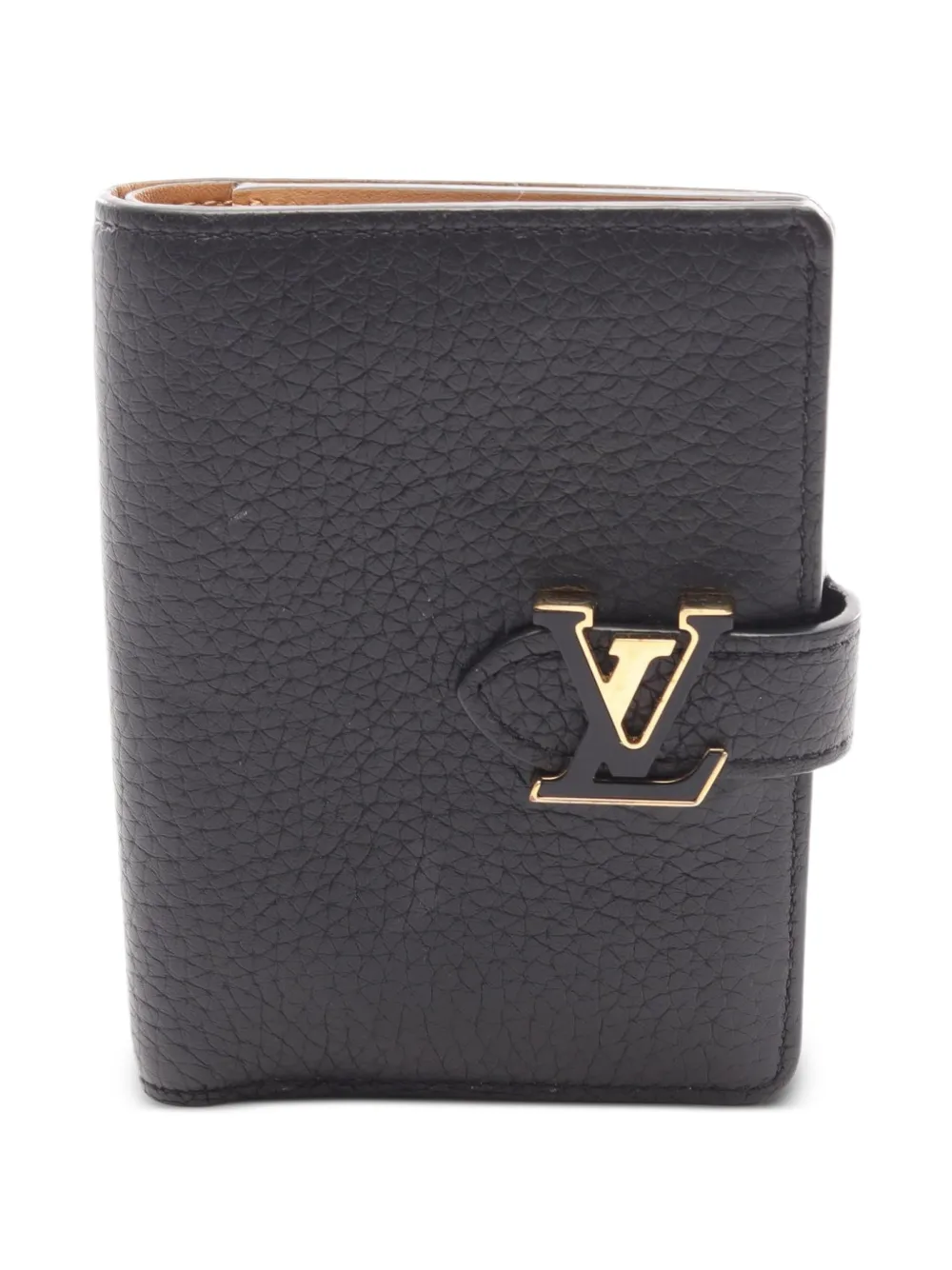 Louis Vuitton Pre-Owned vertical bi-fold wallet - Schwarz