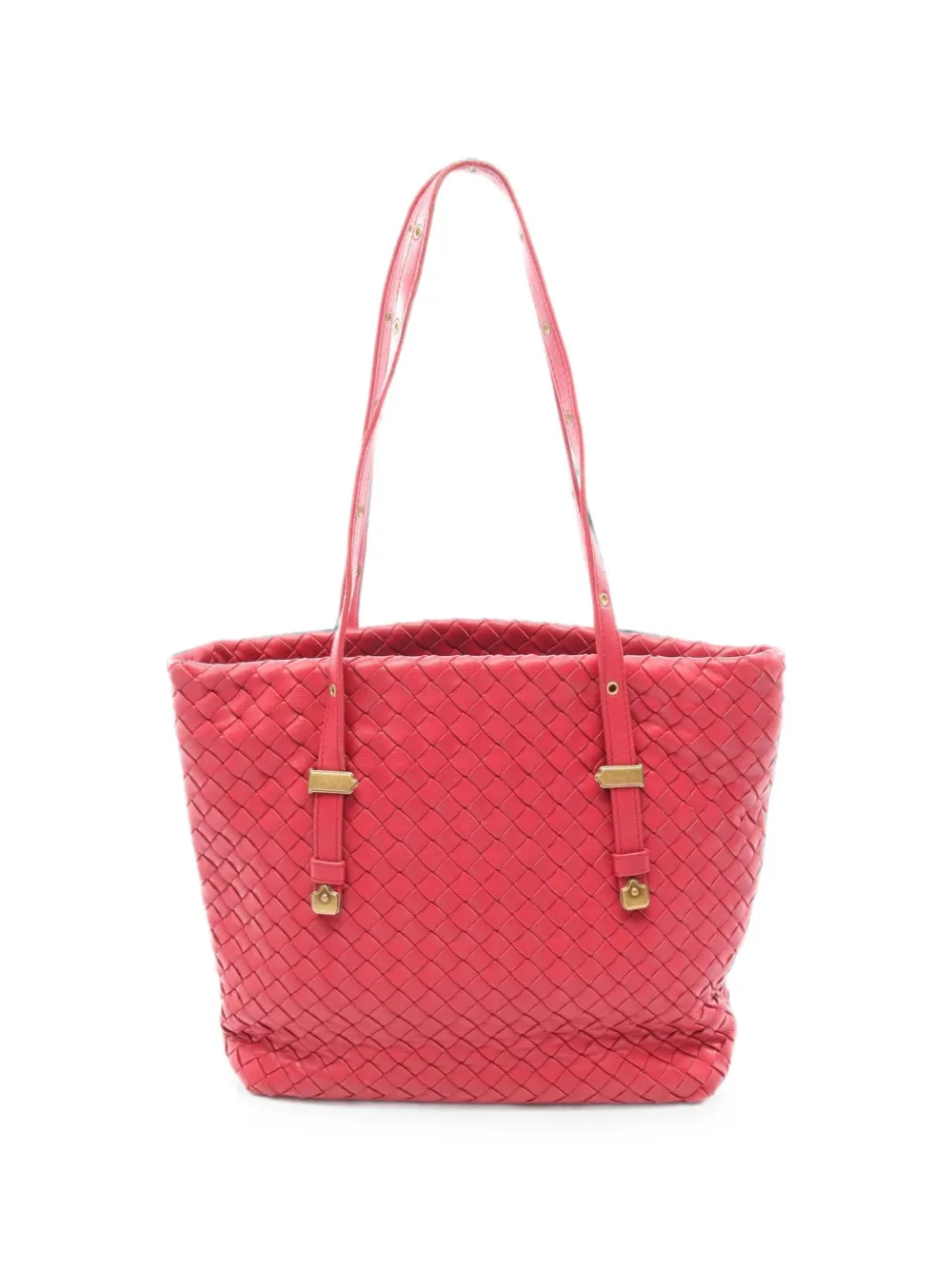 Bottega Veneta Pre-Owned 2000s Intrecciato leather tote bag - Rot